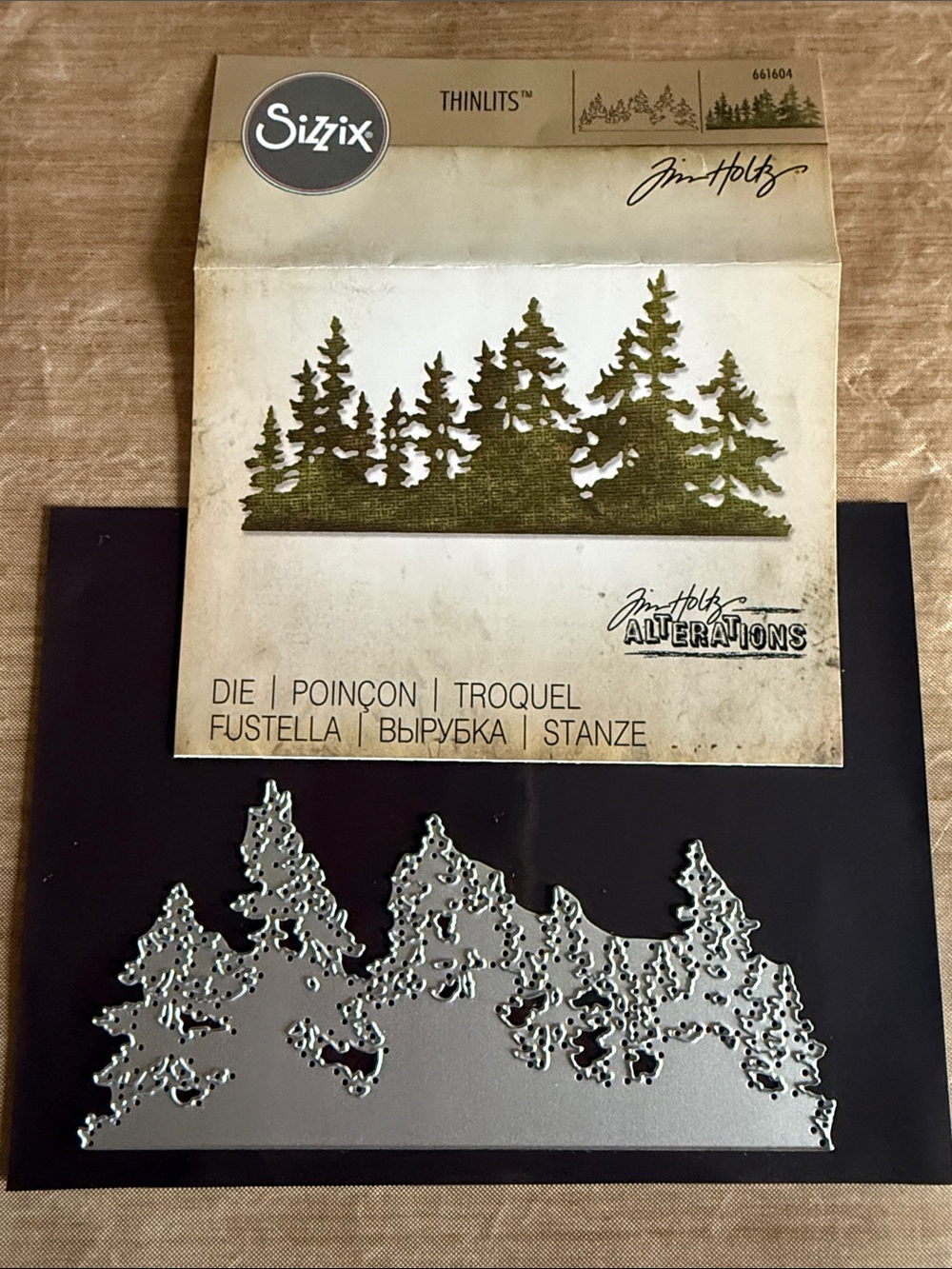 Sizzix Tim Holtz “Tree Line” Thinlits dies